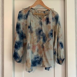 Tucker Pink and Blue Blouse